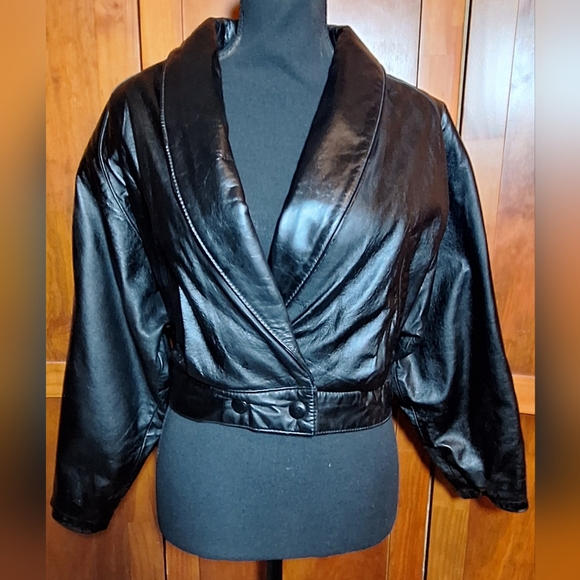 🗽Vintage WILSONS The Leather Experts 100% leather jacket. Size S - Picture 2 of 10